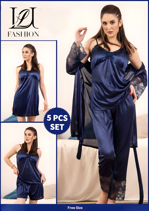 Luxury 5-Piece Pajama Set