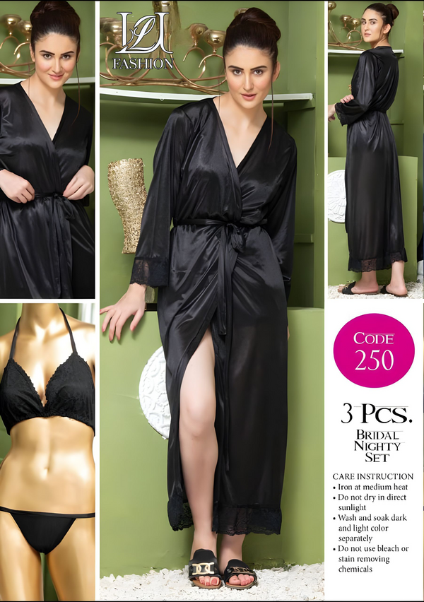 Luxurious Bridal Lingerie Set - 3 Piece